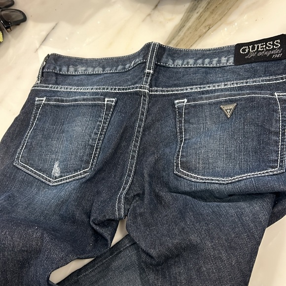 Guess Dark Wash Foxy Flare Denim-sz 31 - Picture 15 of 15